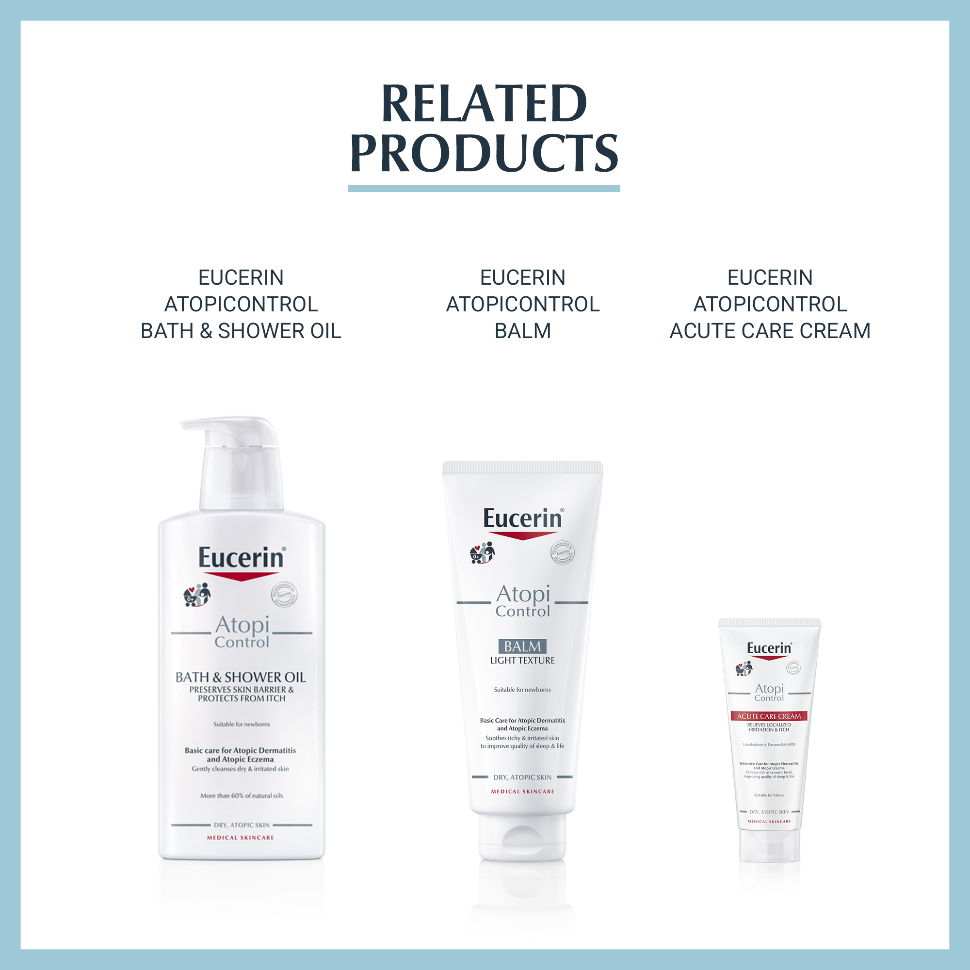 AtopiControl Face Cream for Atopic Dermatitis Eucerin